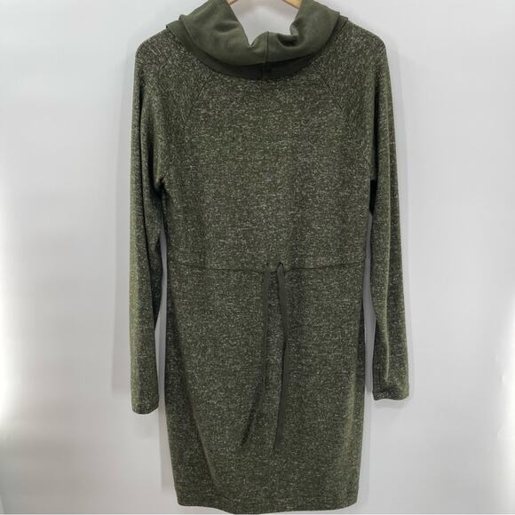Cabi #4016 Olive Green Solace Cowl Neck Cinch Back Preppy Comfy Dress Size Small - Picture 11 of 14